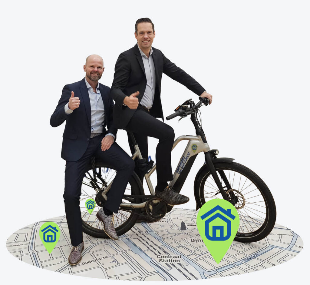 Fietsende makelaars Utrecht - Makelaardij Van Gent Utrecht